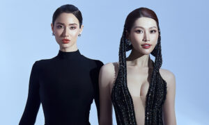 Quỳnh Châu và Lydie Vũ Tỏa Sáng Với Trang Phục Đối Lập Từ Bộ Sưu Tập "Nước Mắt Cực Quang"