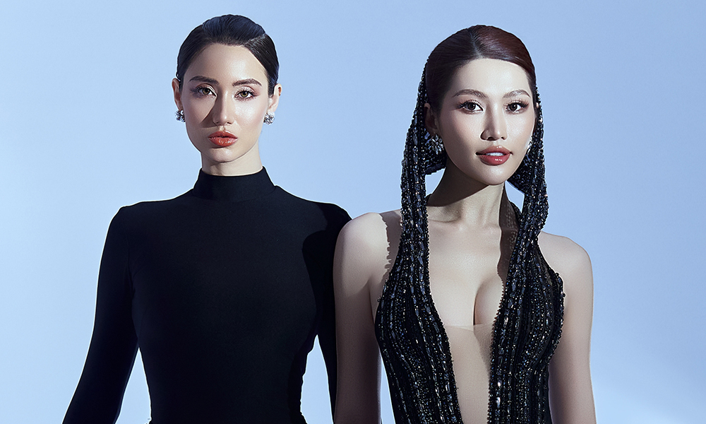 Quỳnh Châu và Lydie Vũ Tỏa Sáng Với Trang Phục Đối Lập Từ Bộ Sưu Tập "Nước Mắt Cực Quang"